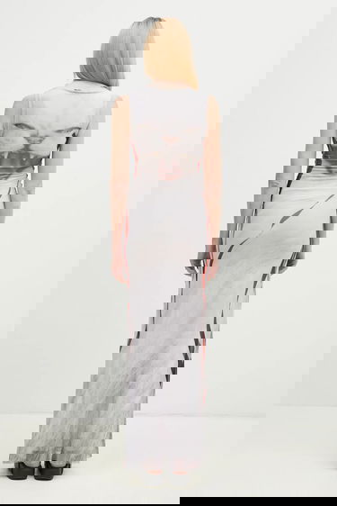 Kjole Ottolinger Ottolinger Mesh Maxi Dress Grå | 101.500301.02, 2