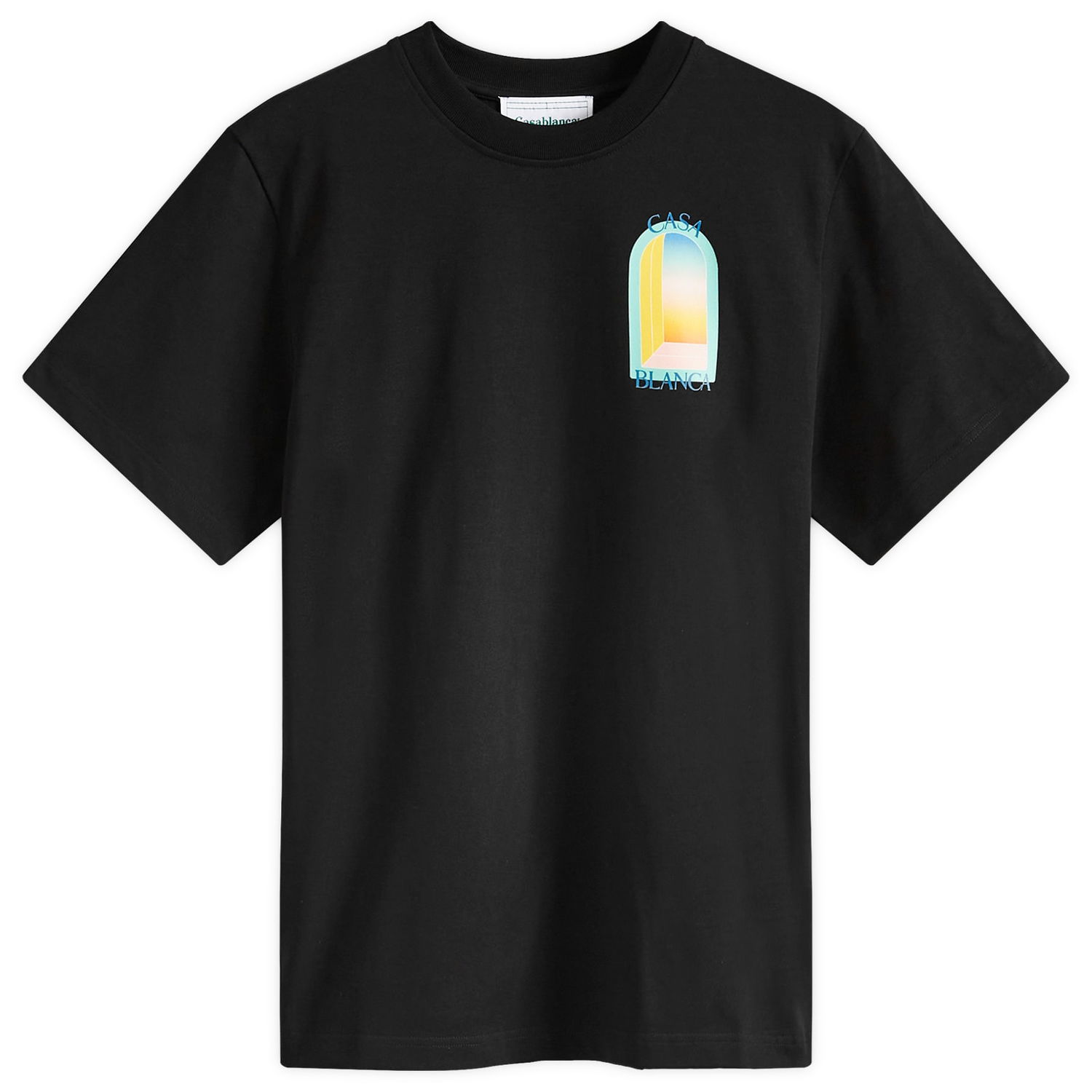 T-shirt Casablanca L'Arc Colore Sort | MPF24-JTS-001-10, 0