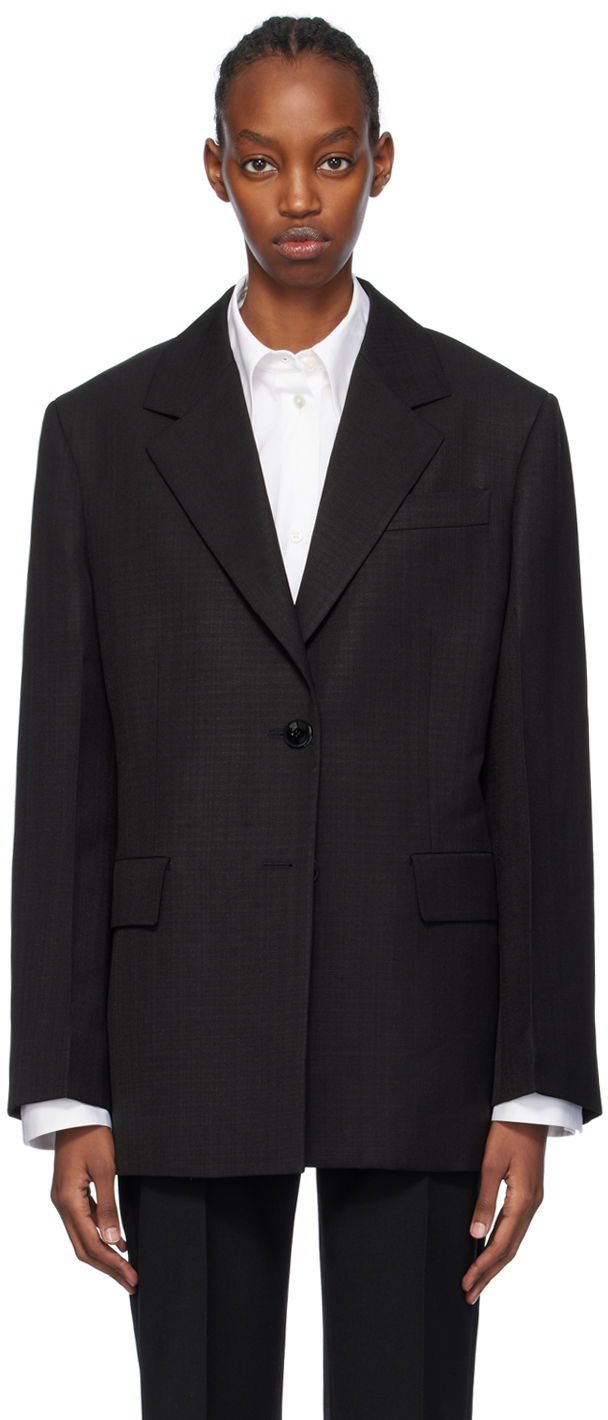 Frakker Jil Sander Tailored Blazer Sort | J01BN0117_J65005, 0