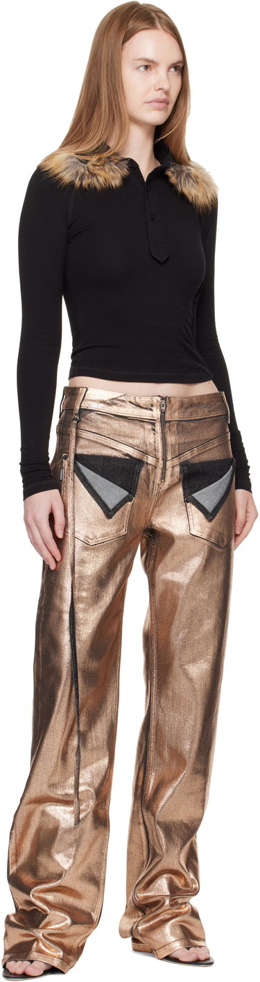 Jeans Ottolinger Ottolinger Loose-Fit Jeans Metalisk | 117-202817-01, 3