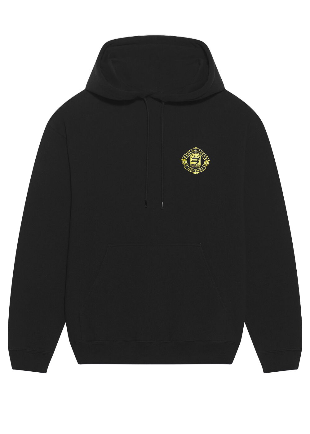 Sweatshirt Balenciaga Quest Medium Fit Hoodie Sort | 600583TLV601000, 0