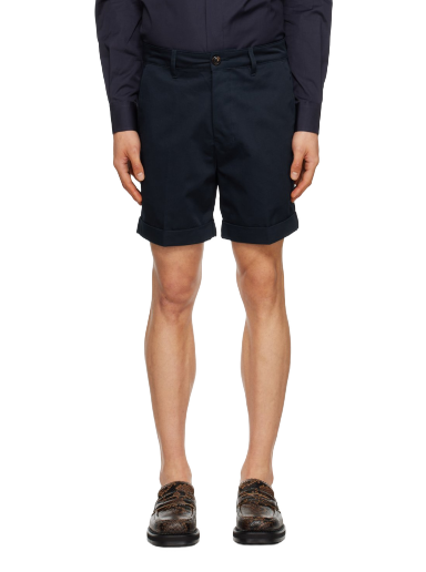 Shorts AMI Rolled Shorts Mørkeblå | HSO001.CO0020