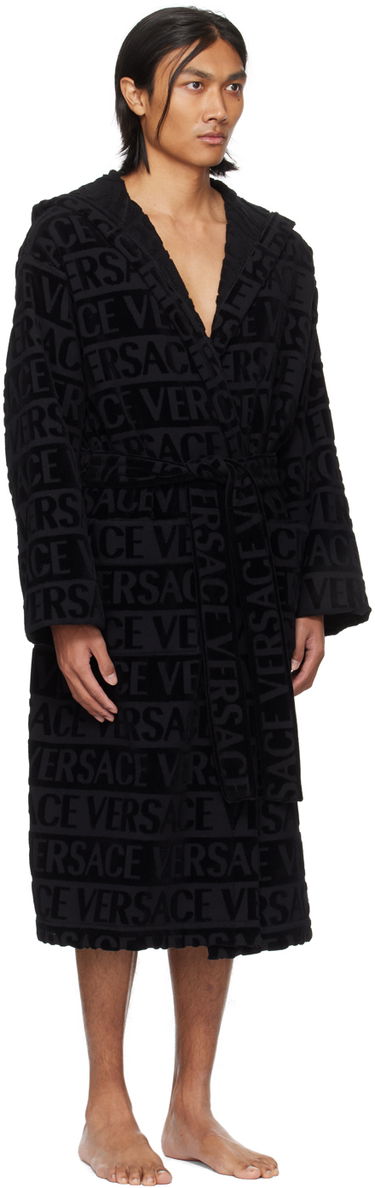 Pyjamas Versace Versace 'Versace' Allover Bathrobe Sort | 1010660_1A07545, 4