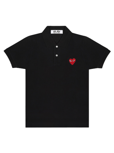 Polo skjorte Comme des Garçons Play Heart Polo Tee Sort | AZ T006 051 1