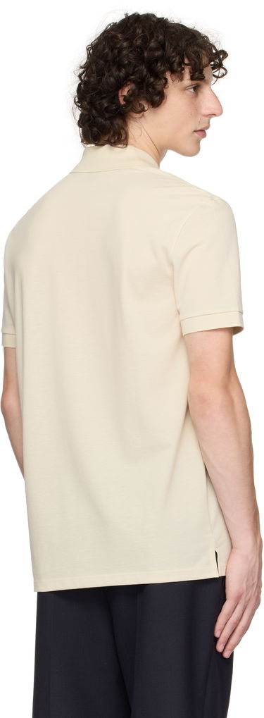 Polo skjorte BOSS Embroidered-Logo Polo Shirt Hvid | 50468362, 2