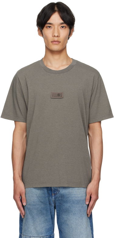 T-shirt Maison Margiela MM6 Maison Margiela Logo Patch T-Shirt Grå | SH0GC0059 M20048, 0