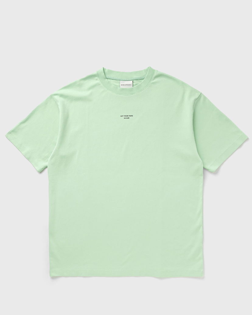 T-shirt Drôle de Monsieur Drole de Monsieur Slogan Classique T-Shirt XXL Grøn | G-TS202-CO002-LGN
