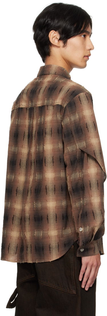 Skjorte Andersson Bell Andersson Bell Check Layered Shirt Brun | atb1337m, 2