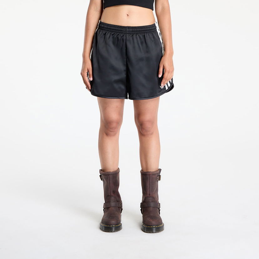Shorts adidas Originals adidas Originals Satin Ruffle 3-Stripes Shorts Sort | KC8816