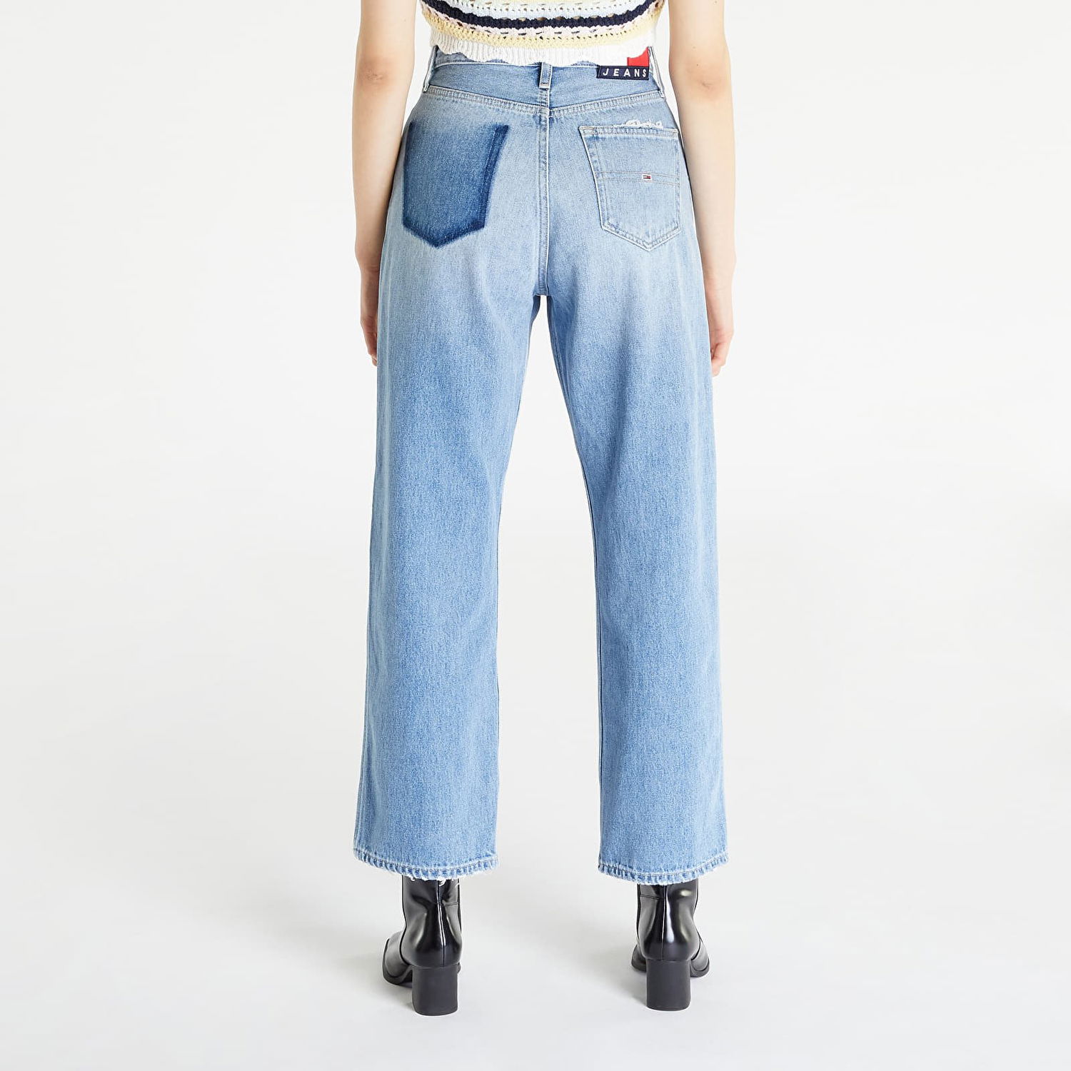 Jeans Tommy Hilfiger Betsy Mid Rise Loose Jeans Blå | DW0DW15522 1AB, 0