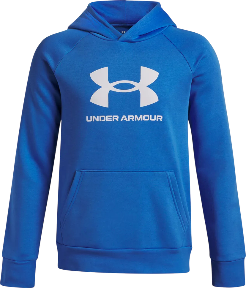 Sweatshirt Under Armour Rival Fleece Hoodie Blå | 1379791-402