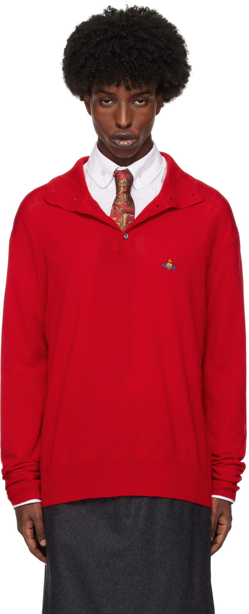 Sweater Vivienne Westwood Turtleneck Rød | 27010027-Y0006-