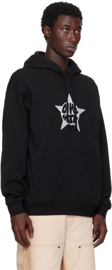 Sweatshirt Dime Dime Star Hoodie Sort | DIMESU2546BLK, 1