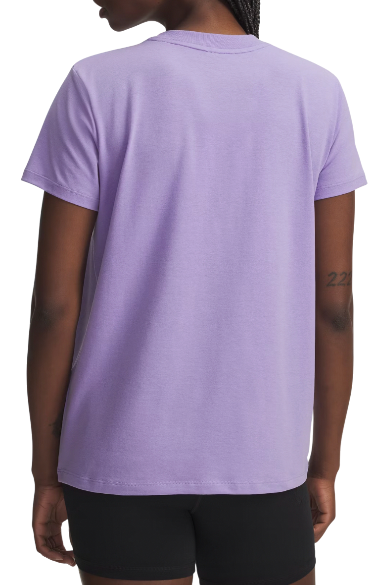 T-shirt Under Armour Rival Core Short Sleeve T-Shirt Lilla | 1383648-538, 1