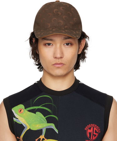 Kasket Marine Serre Marine Serre Moon Jacquard Twill Baseball Cap Brun | UHG049A CWOV0063, 0