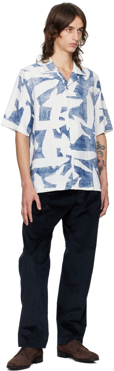 Skjorte Paul Smith Paul Smith Abstract Print Shirt Hvid | M1R-905U-N02392-40, 3