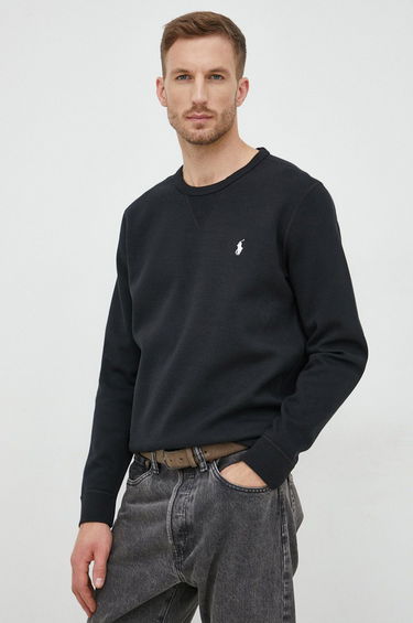 Sweatshirt Polo by Ralph Lauren Long Sleeve Sweatshirt Sort | 710888284003, 0