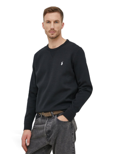 Sweatshirt Polo by Ralph Lauren Long Sleeve Sweatshirt Sort | 710888284003