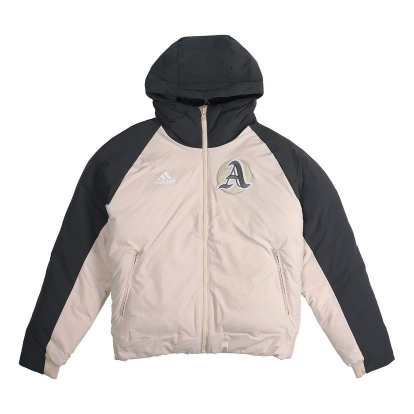 Puffer jakke adidas Originals VRCT Down Jacket Beige | FM2875