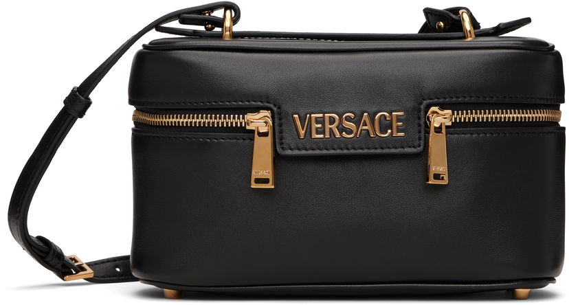 Håndtaske Versace Versace Tag Vanity Bag Sort | 1018300_1A13171
