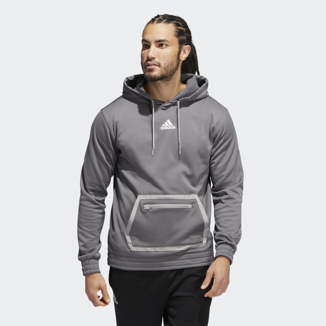Sweatshirt adidas Performance Sportswear Team Issue Hoodie Grå | HI3084, 0