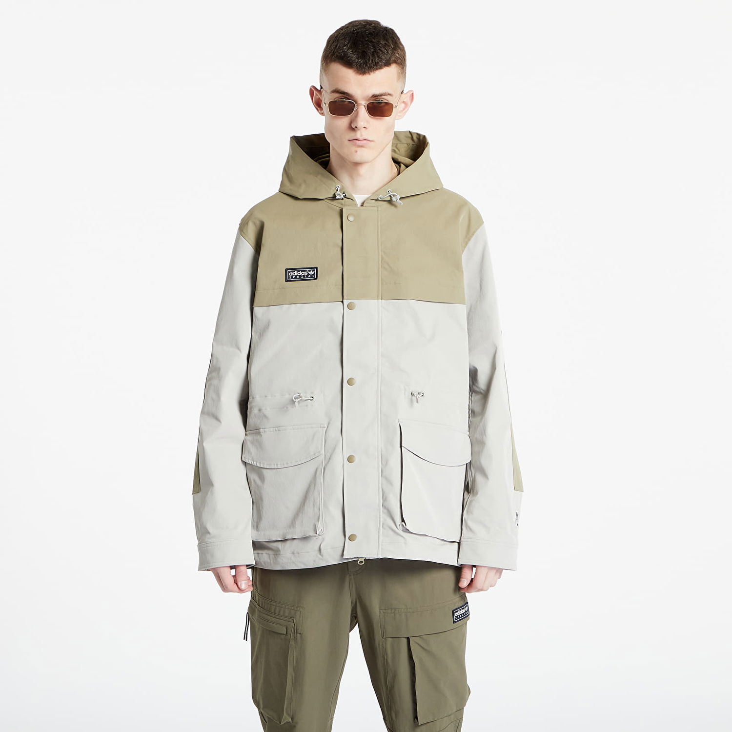Jakke adidas Originals SPEZIAL Moorfield Jacket Beige | IN6753, 0