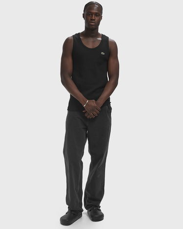 Tanktop Lacoste Ribbed Scoop Neck Tank Top Sort | TH0030-031, 2