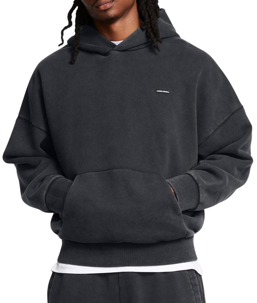 Sweatshirt Under Armour Icon Hoodie Sort | 1386552-001