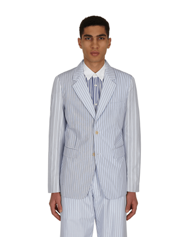 Frakker Comme des Garçons Stripe Coat Grå | FG-J009-SS21 1, 4