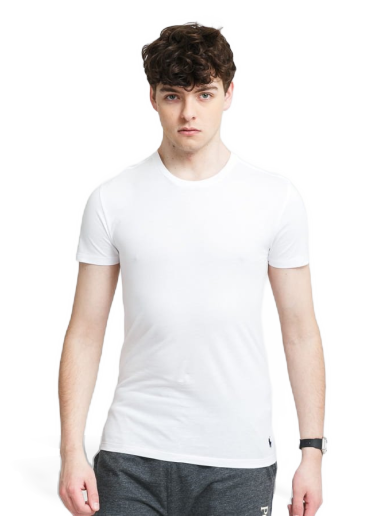T-shirt Polo by Ralph Lauren 3Pack SS Crew Tee Hvid | 714830304003