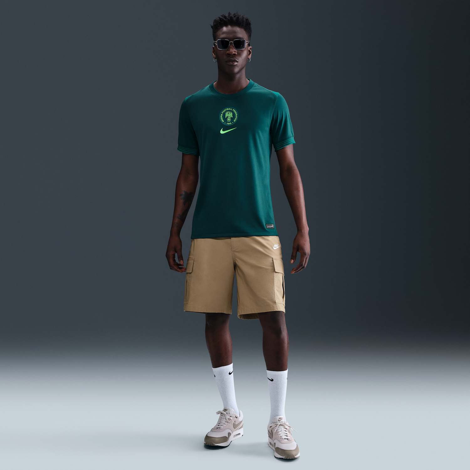 Jersey Nike Nigeria Stadium 2025 Dri-FIT Replica Jersey Grøn | FZ9026-483, 1