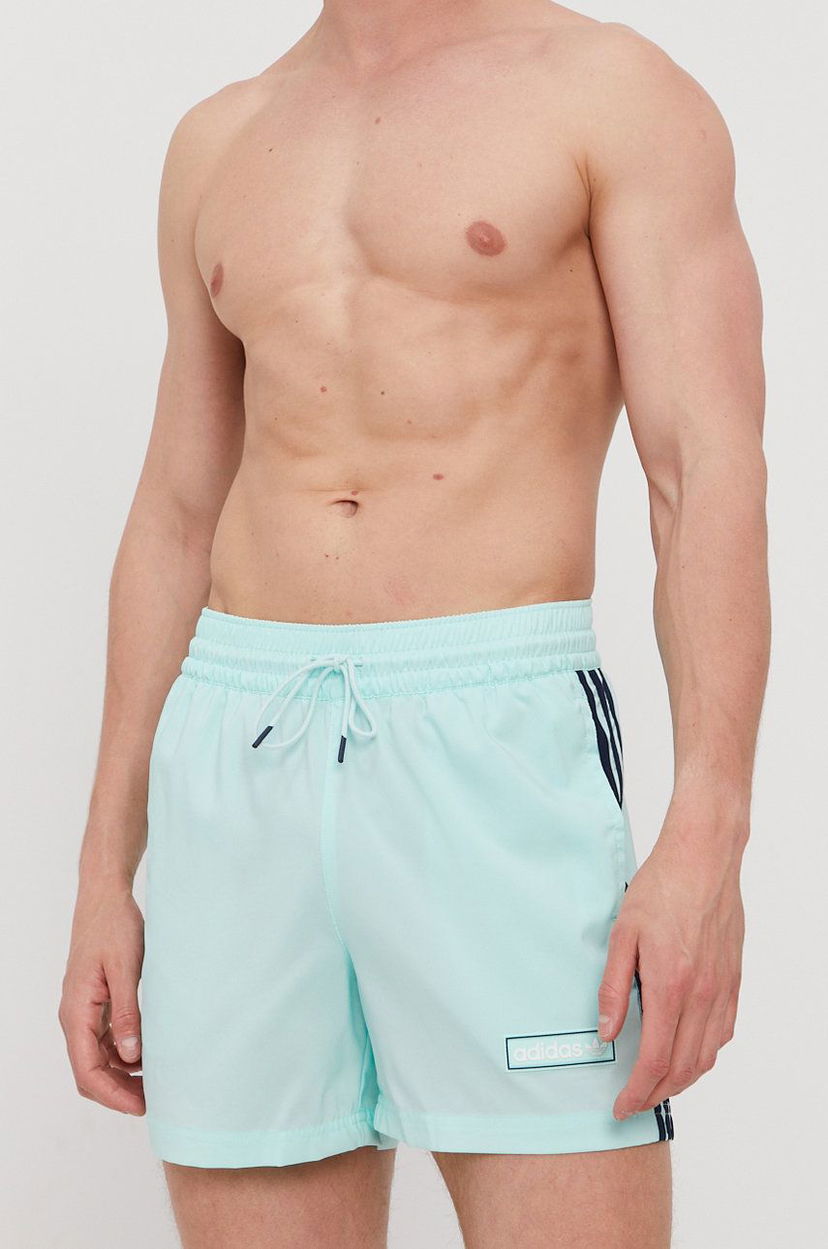 Badetøj adidas Originals adidas Originals Swim Shorts Turkis | HB1826
