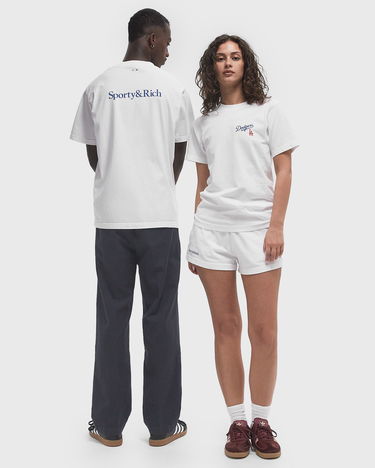 T-shirt Sporty & Rich Dodgers Serif T-Shirt Hvid | TO043627666WH01, 2