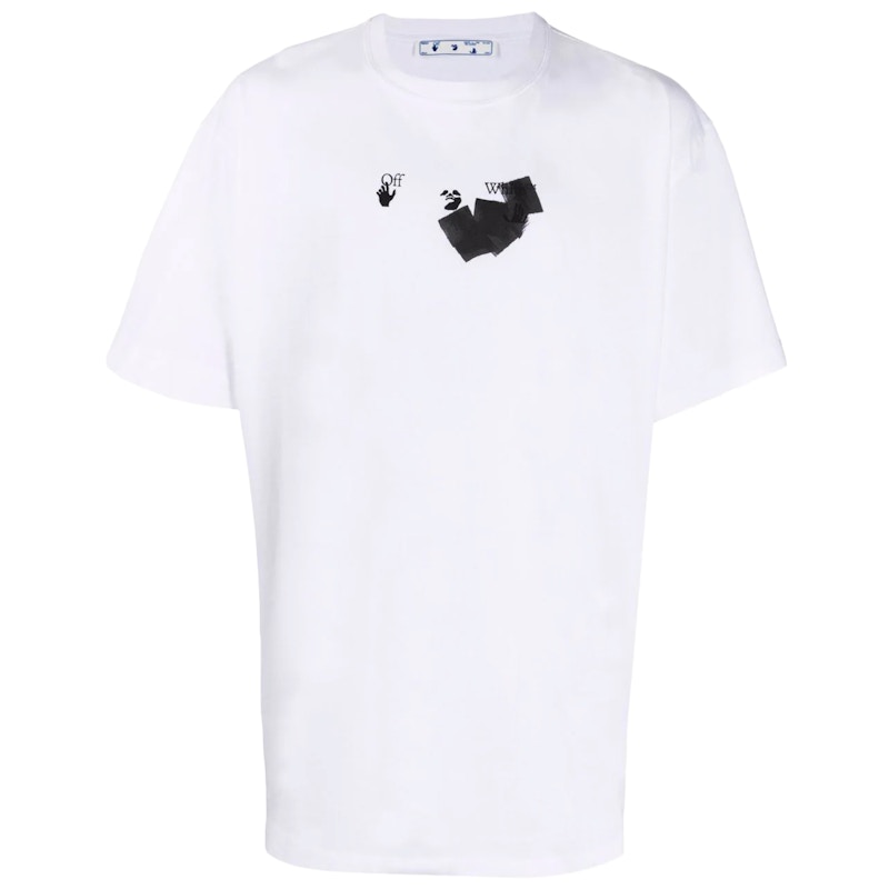 T-shirt Off-White Arrows Print T-Shirt White Hvid | OMAA038F21JER0080110