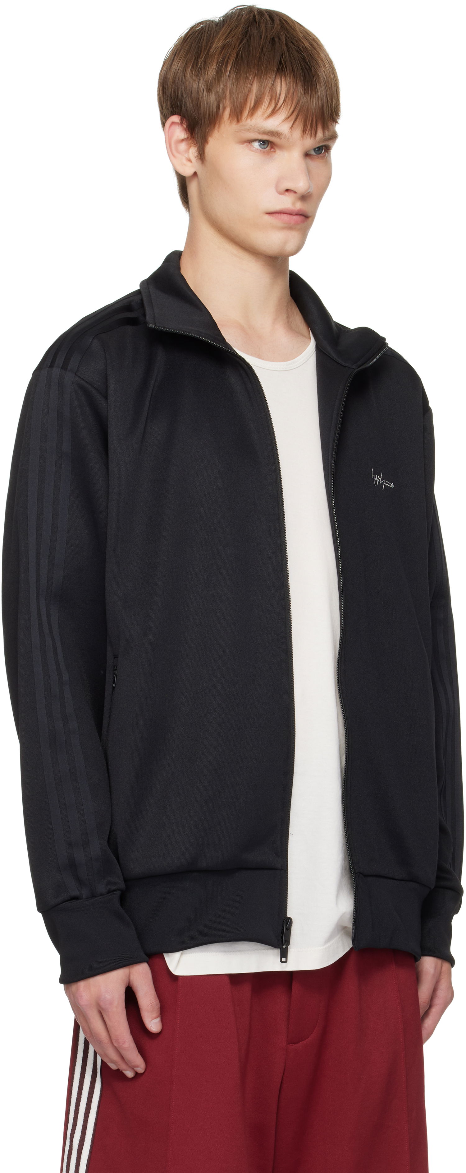 Jakke Yohji Yamamoto Y-3 Yohji Yamamoto Kuro Track Jacket Sort | KA9657, 1