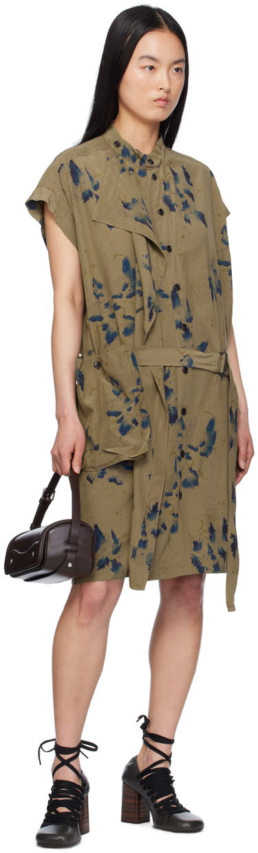 Kjole LEMAIRE Lemaire Asymmetrical Minidress Grøn | DR1063 LF1262, 3