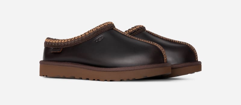 Sneakers og sko UGG UGG Tasman LTHR Leather Slippers Brun | 1170292-IWD, 1