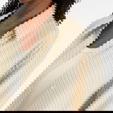Skjorte Róhe Silk Striped Shirt Beige | 416-19-225, 5