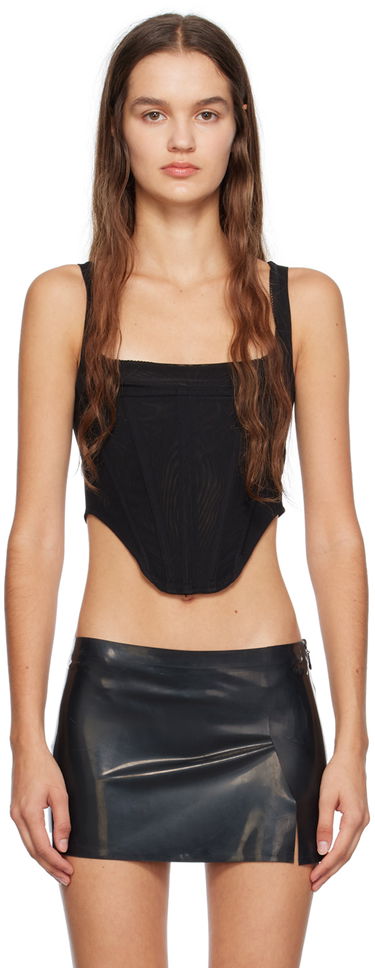 Nederdel Miaou Miaou Campbell Tank Top Sort | 7020-CL, 0
