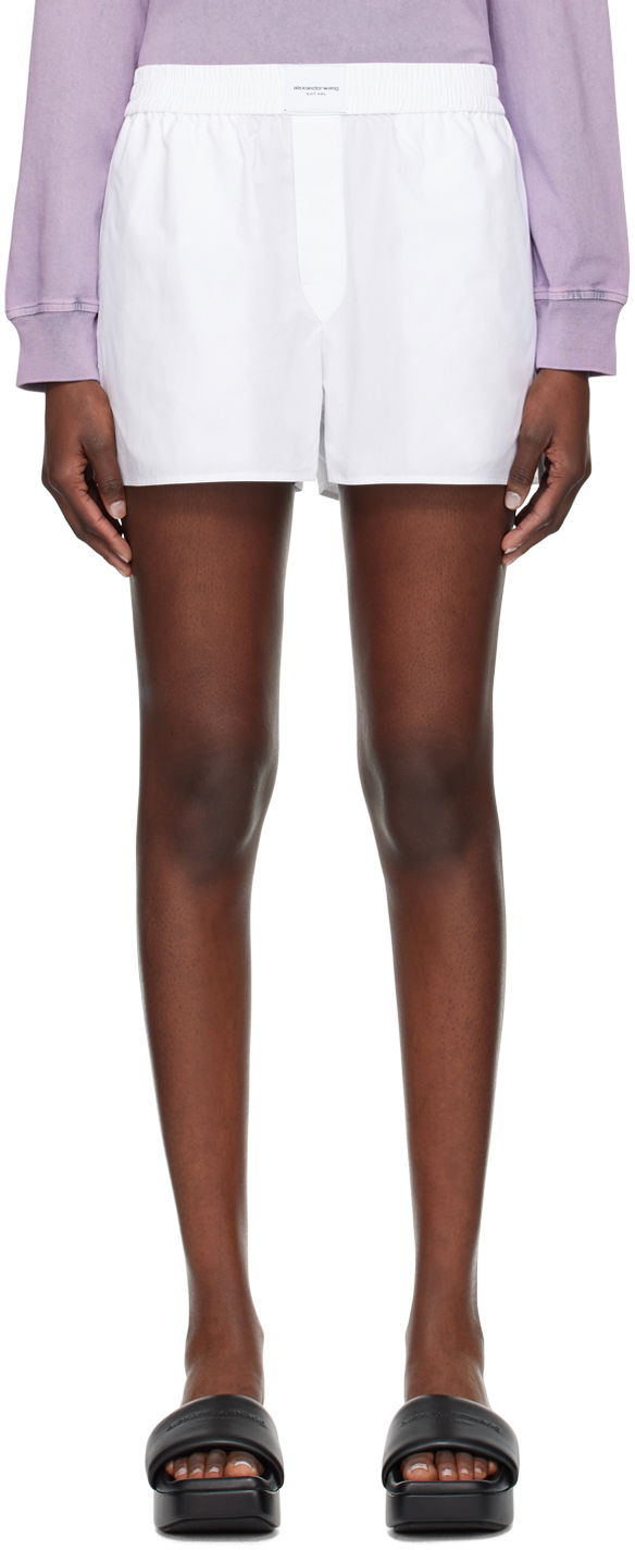 Shorts Alexander Wang Alexander Wang.t Button-Fly Shorts Hvid | 4WC2244370, 0