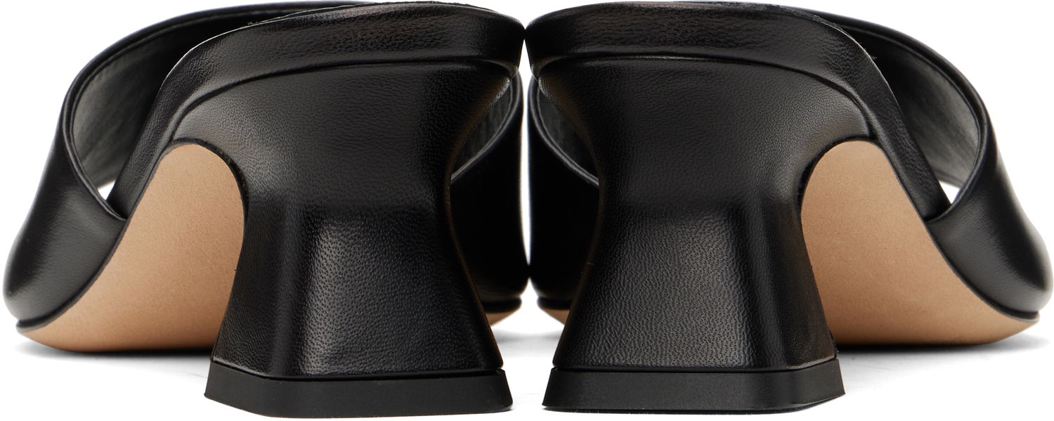 Skopleje Aeyde Aeyde Ale Leather Mules Sort | A11-HS-ARCS45TB142-SS25-800-007, 1
