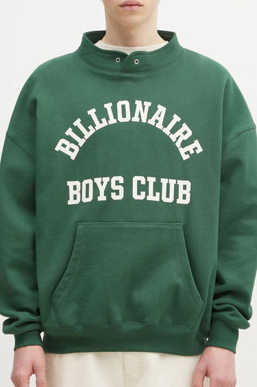 Sweatshirt BILLIONAIRE BOYS CLUB Stand Collar Sweatshirt with Print Grøn | B24444, 3