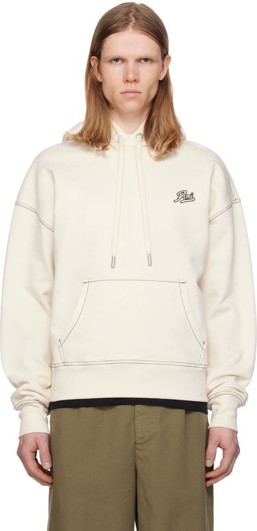 Sweatshirt AMI AMI Paris Cotton 'Ami' Signature Hoodie Beige | HSW229.JE0098, 0