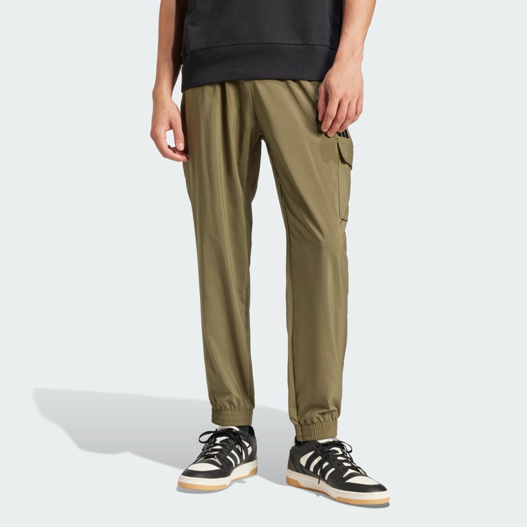 Cargo bukser adidas Performance Essentials Small Logo Cargo Pants Grøn | JD1824, 0