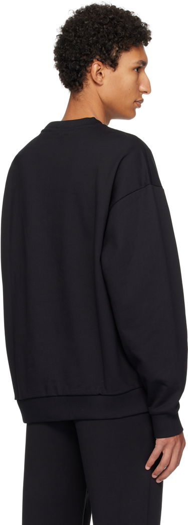 Sweatshirt BOSS Oversized Cotton Terry Sweatshirt with Logo Print Grøn | 50538778, 2