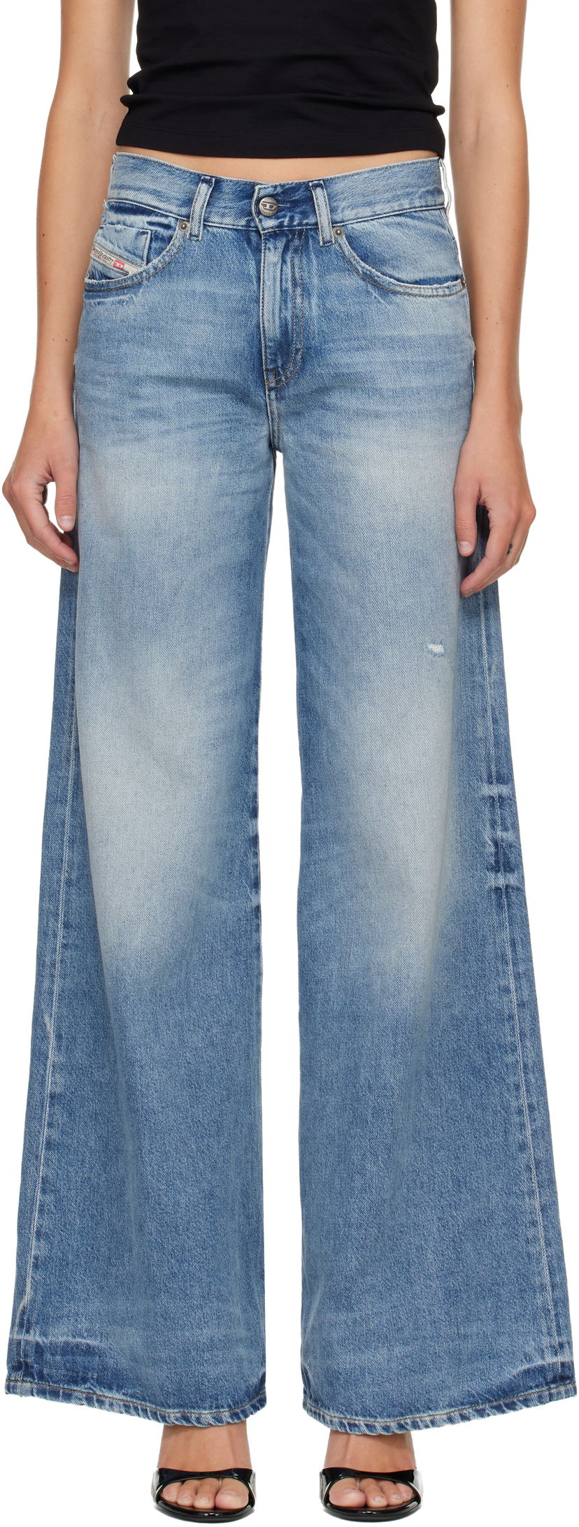 Jeans Diesel 1978 D-Akemi Flare Jeans Blå | A03624 09M07
