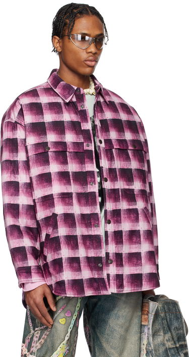 Skjorte Acne Studios Acne Studios Check Button-Up Shirt Lyserød | B90814-, 1