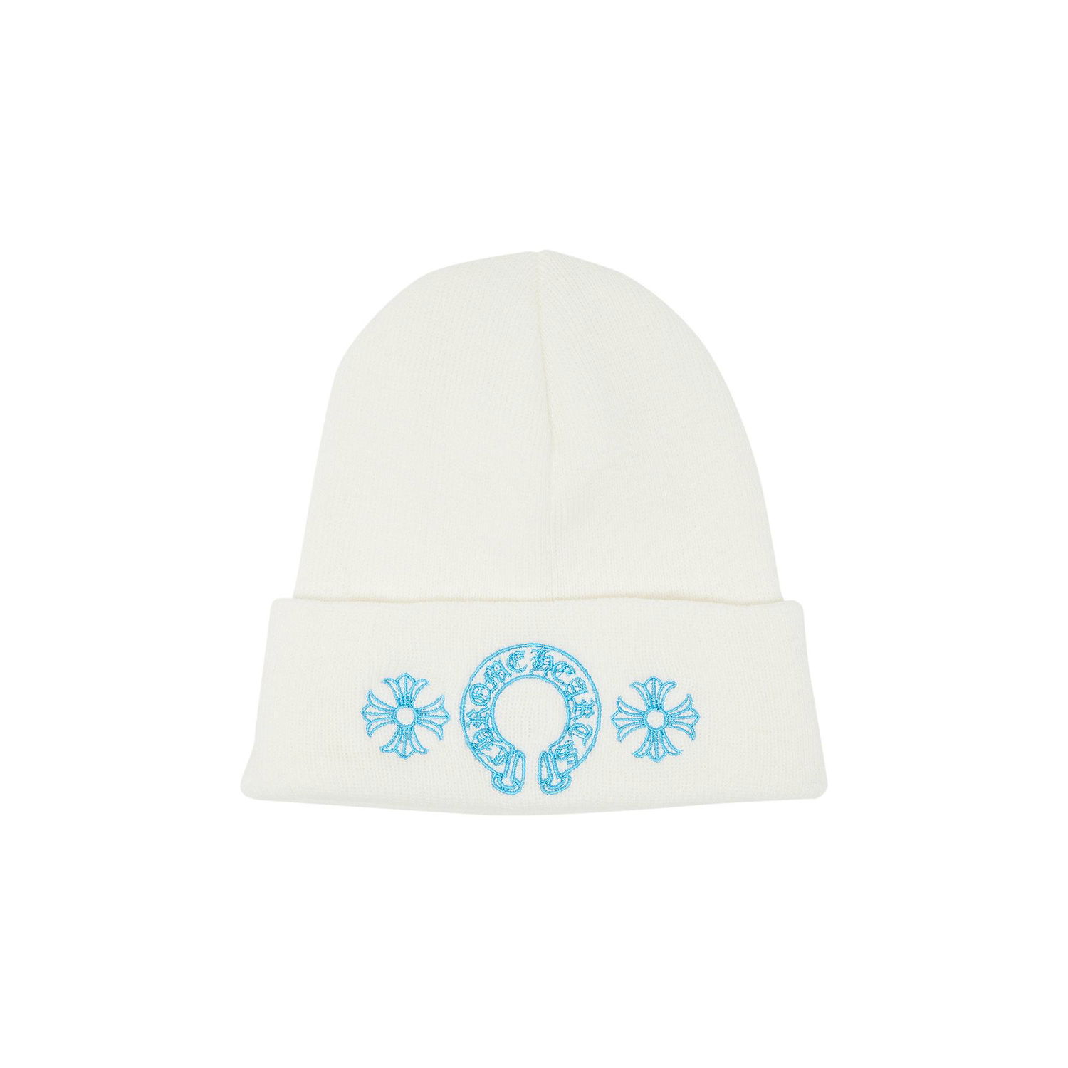 Beanie Chrome Hearts Miami Exclusive Horseshoe Beanie Hvid | 1383 100000702MEHB WTBL, 1