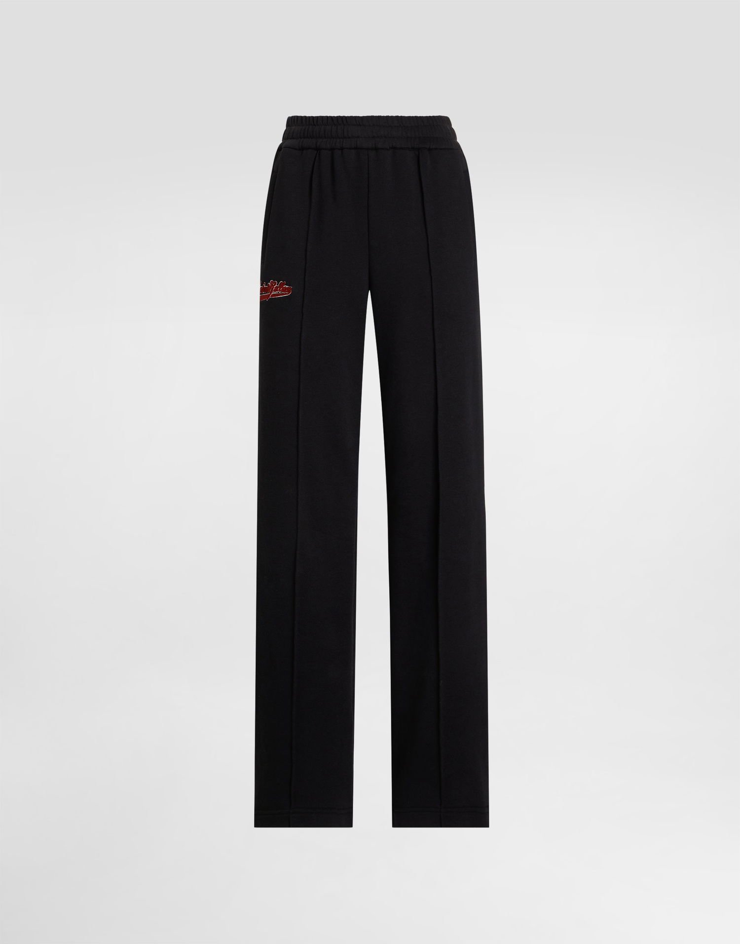 Joggingbukser Dolce & Gabbana Dolce & Gabbana Fleece Jogging Pants with Patch Sort | FTC93ZGDDAJN0000, 0