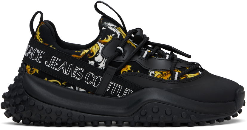 Sneakers og sko Versace Versace Jeans Couture Outline Barocco Hyber Sort | E78YA3SN2_EZSC68